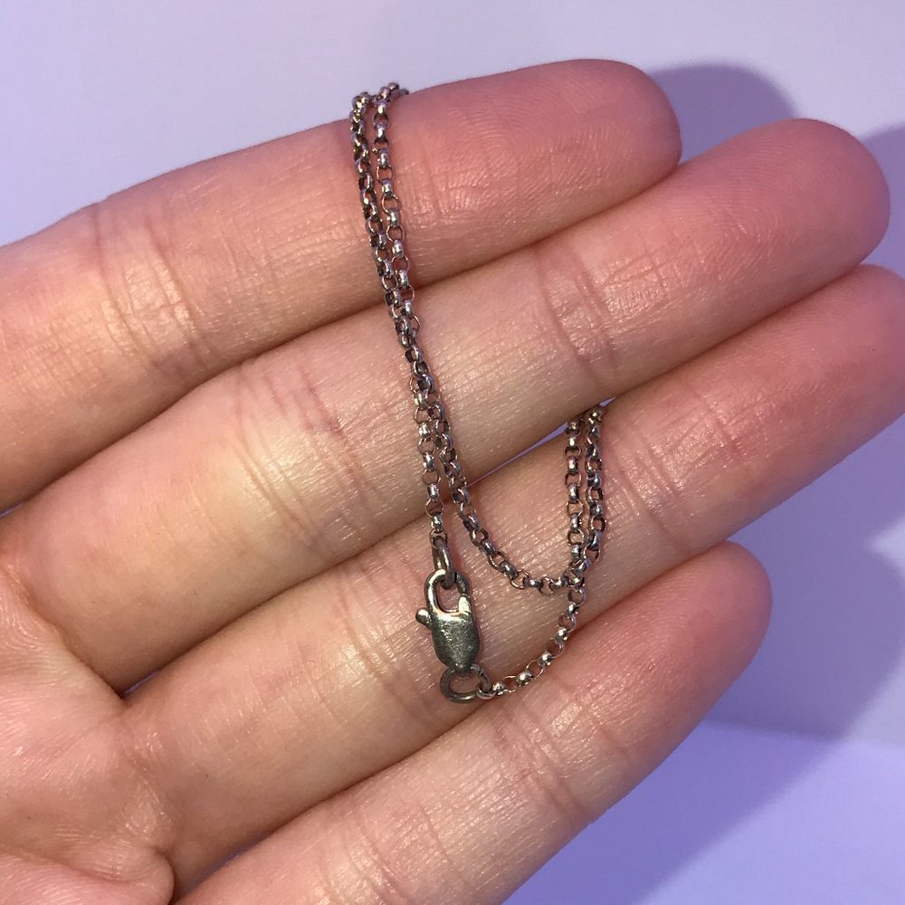 8 1/2" Sterling Silver Rolo Bracelet/Anklet